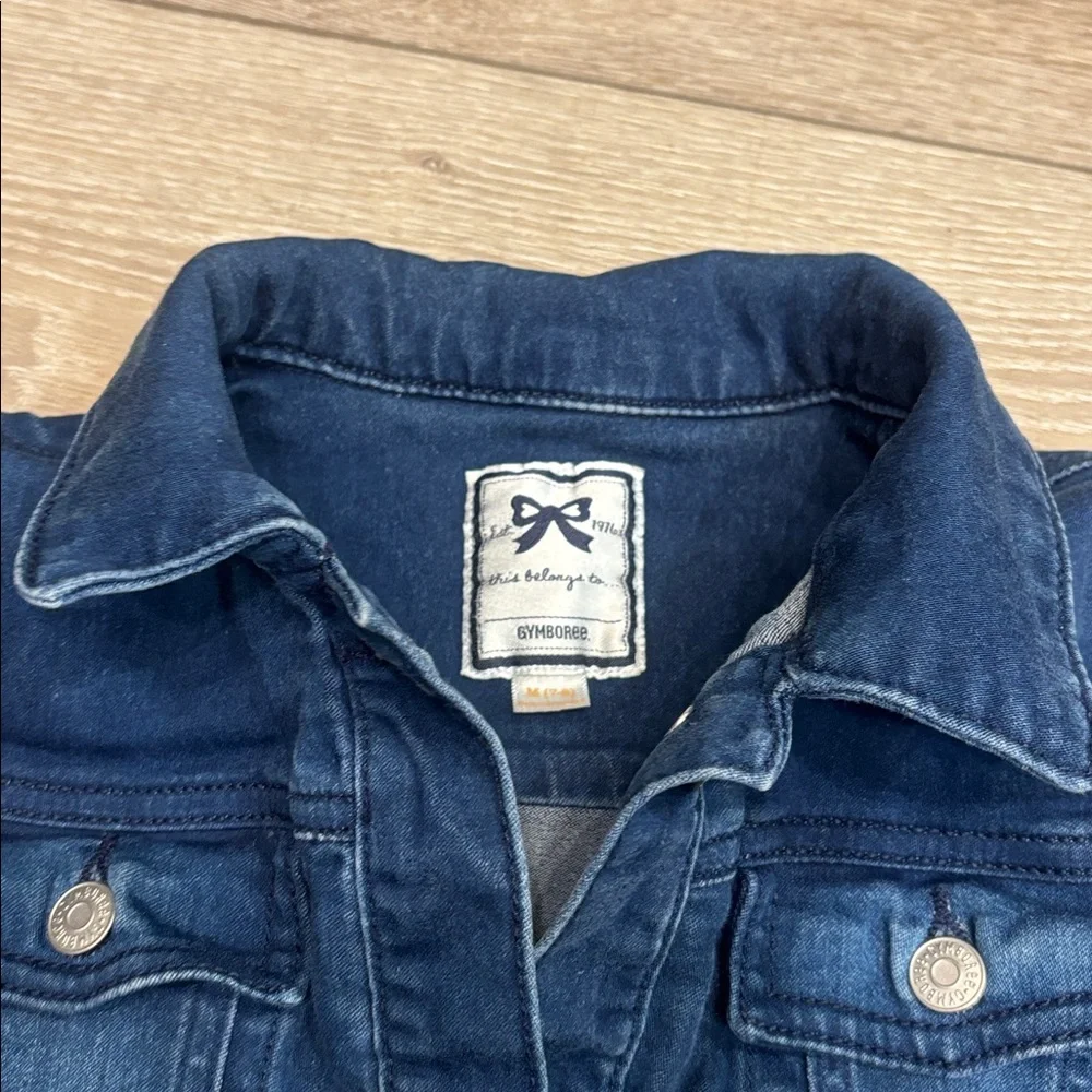Gymboree Dark Blue denim jacket 7-8